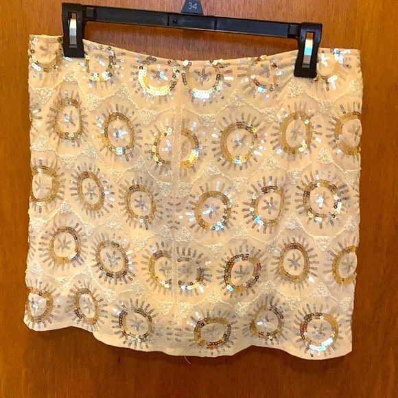 Be.You.tiful Sequined Skirt -L - Picture 3 of 6